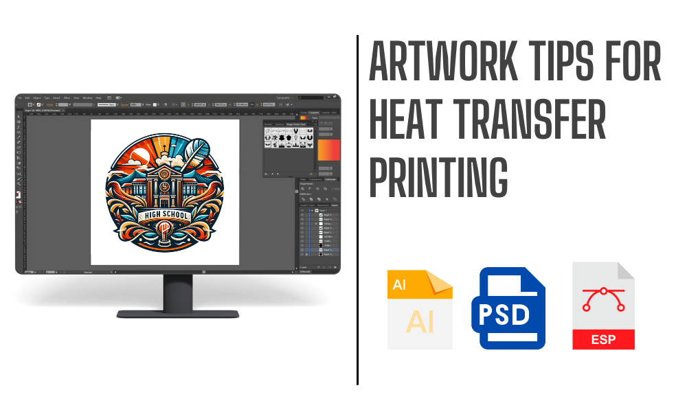 Artwork Tips for Heat Transfers